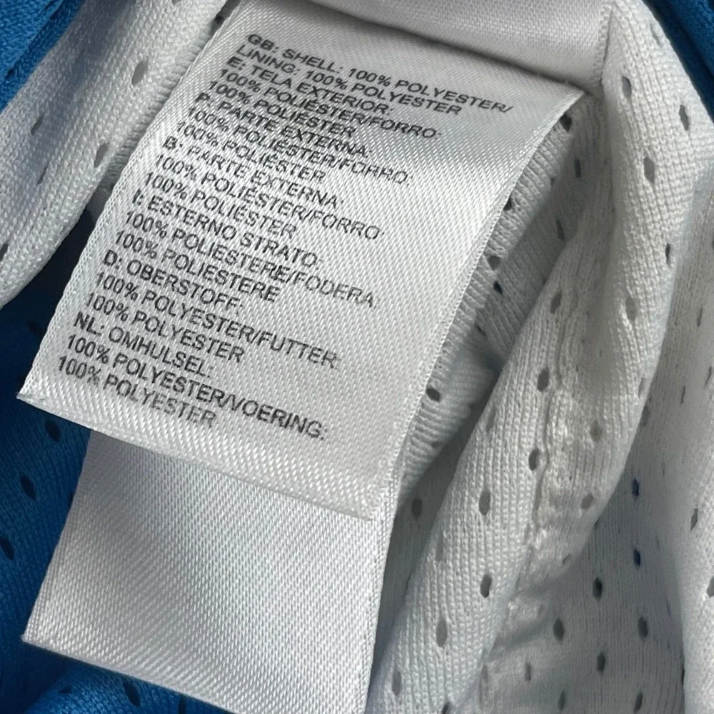 The North Face Mens Reversible Mesh Full‎ Zip Hoodie Blue White M Medium